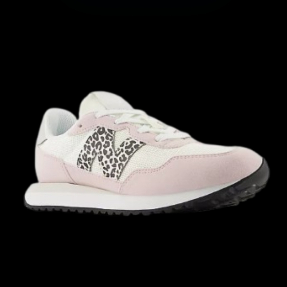 New Balance 237 Cheetah Womens Size 7.5/Kids 6 Sea Salt Pink White